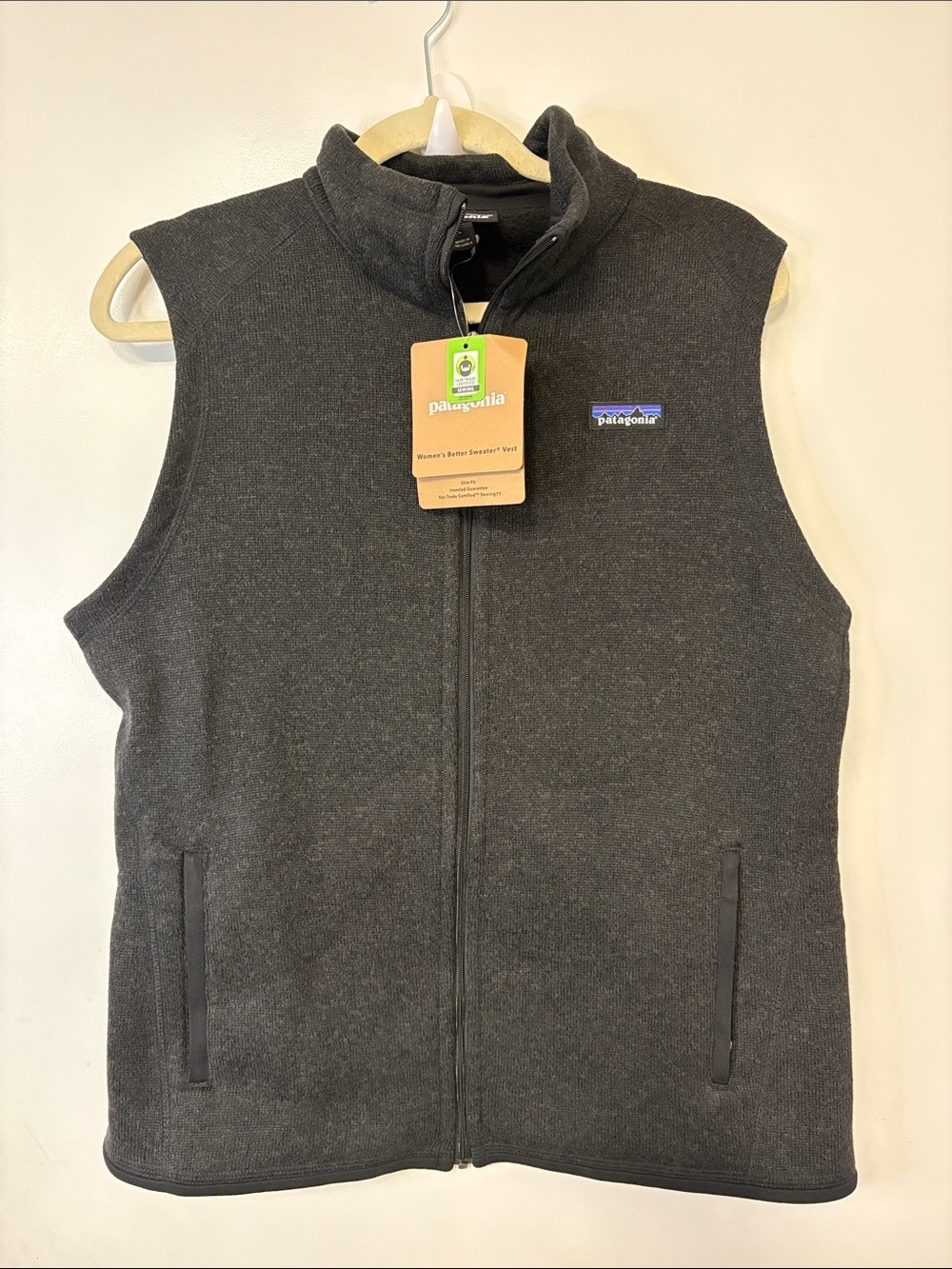PATAGONIA WOMES BETTER SWEATER FLEECE CUSTOMIZED VESTS,BLACK!